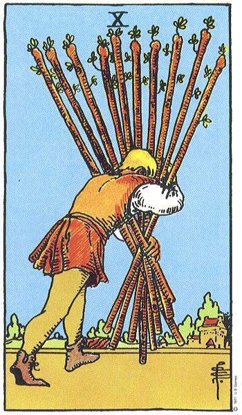 10 of Wands